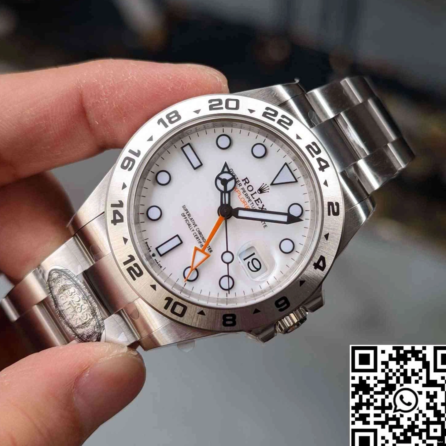 Steel Factory M226570-0001 White Explorer Stainless Rolex Clean Dial 1116